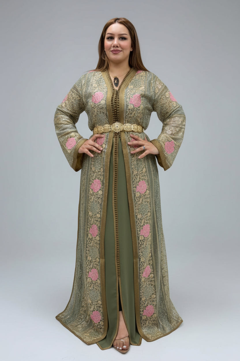 Woman wearing a green embroidered dress in a clothing store.
"caftan dress"
"women's caftan"
"kaftan"
"cotton caftan"
"caftan moroccan"
"moroccan caftan"
"men's caftan"
"caftan for women"
"white caftan"
"blue caftan"
"what is caftan"
"caftan dresses"
"caftan men"
"silk caftan"
"vintage caftan"
"maxi dress"
"beach caftan"
"caftan maxi dress"
"caftan for men"
"what is a caftan"
"caftan cover up"
"kaftan dress"
"plus size caftan"
"caftan plus size"
"short caftan"
"linen caftan"
"womens caftan"
"caftan meaning"