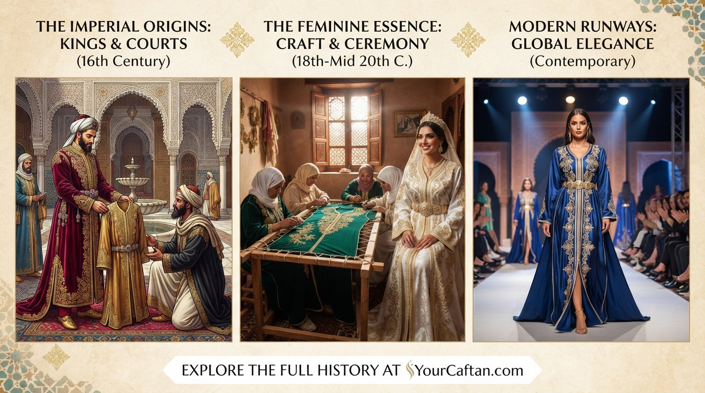 The Real History of the Moroccan Caftan: From Imperial Courts to Modern Runways