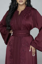 Caftan – Vintage Satin Elegance