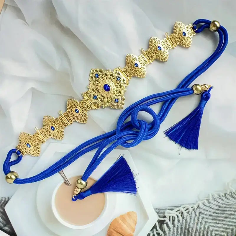 Kaftan – Gouden Sahara riem (Goudkleurige editie)
