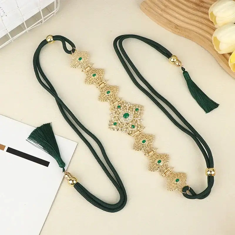 Caftan – Gouden Sahara Riem (Goudkleurige Editie)