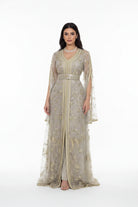 Caftan – Royal V-Neck A-Line Evening Caftan