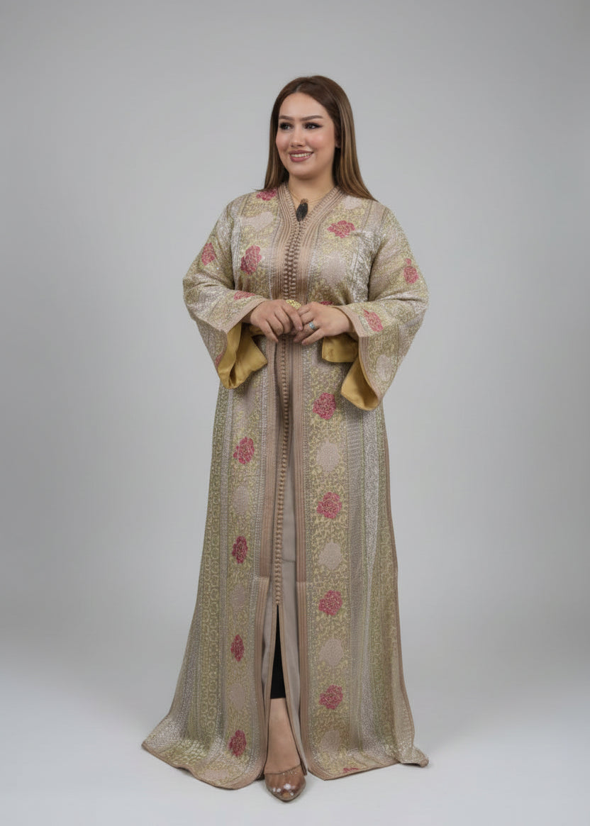 Woman wearing a floral long dress against a plain background 
"caftan dress"
"women's caftan"
"kaftan"
"cotton caftan"
"caftan moroccan"
"moroccan caftan"
"men's caftan"
"caftan for women"
"white caftan"
"blue caftan"
"what is caftan"
"caftan dresses"
"caftan men"
"silk caftan"
"vintage caftan"
"maxi dress"
"beach caftan"
"caftan maxi dress"
"caftan for men"
"what is a caftan"
"caftan cover up"
"kaftan dress"
"plus size caftan"
"caftan plus size"
"short caftan"
"linen caftan"
"womens caftan"
"caftan meaning