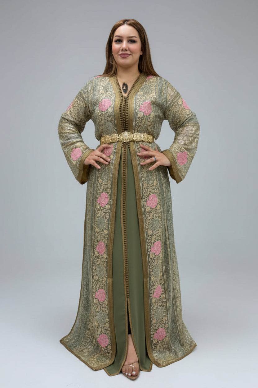 Woman wearing a green embroidered dress in a clothing store.
"caftan dress"
"women's caftan"
"kaftan"
"cotton caftan"
"caftan moroccan"
"moroccan caftan"
"men's caftan"
"caftan for women"
"white caftan"
"blue caftan"
"what is caftan"
"caftan dresses"
"caftan men"
"silk caftan"
"vintage caftan"
"maxi dress"
"beach caftan"
"caftan maxi dress"
"caftan for men"
"what is a caftan"
"caftan cover up"
"kaftan dress"
"plus size caftan"
"caftan plus size"
"short caftan"
"linen caftan"
"womens caftan"
"caftan meaning"